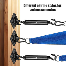 HOMPER stainless steel hardware resists rust in all weather conditions.