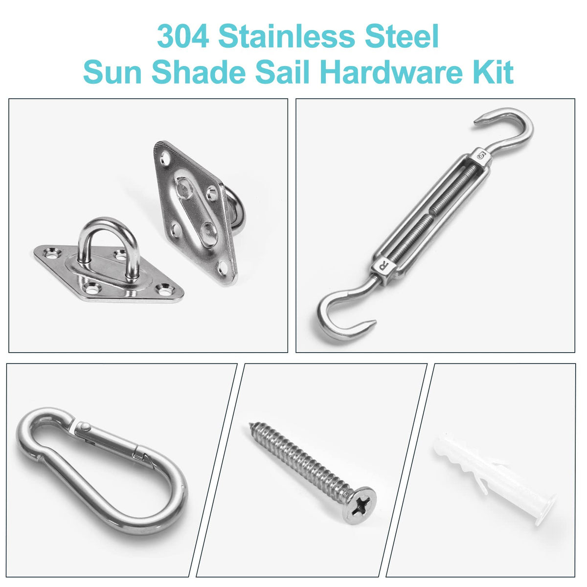 Homper tension screws help maintain reliable tension across sails.