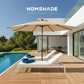 HOMSHADE base not included; use compatible HOMSHADE bases for stability.