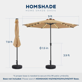 HOMSHADE UV-blocking fabric keeps outdoor time more comfortable.