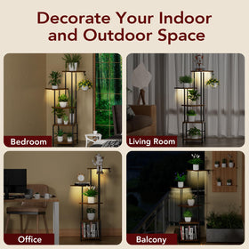 Homsorout corner-friendly design fits small spaces for indoor greenery