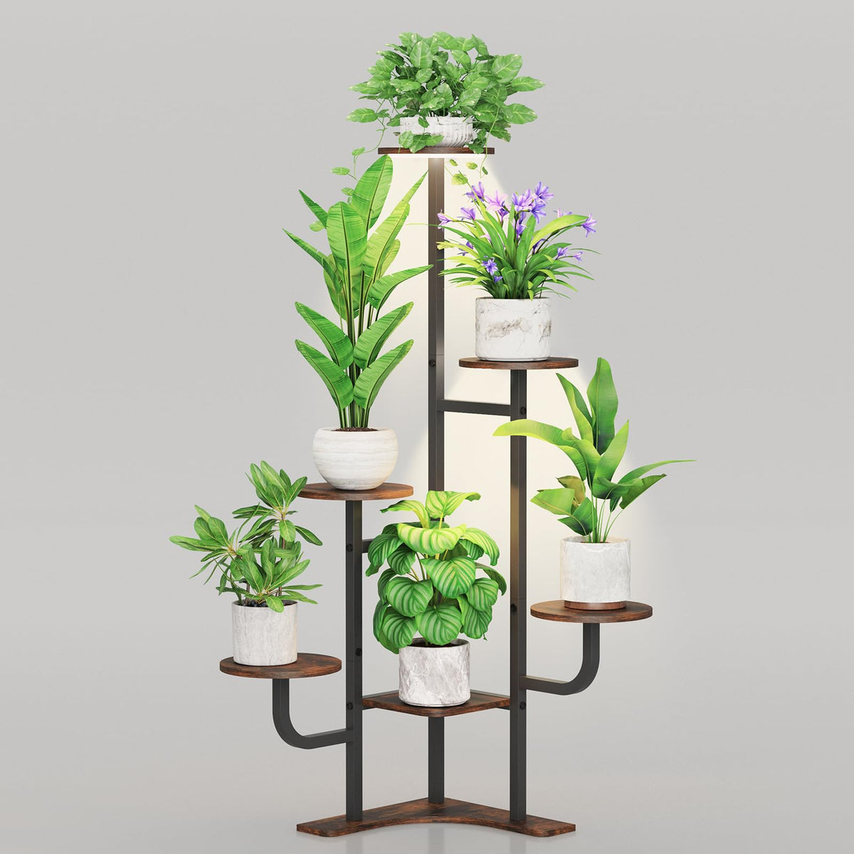 Homsorout living room plant stand used to organize greens