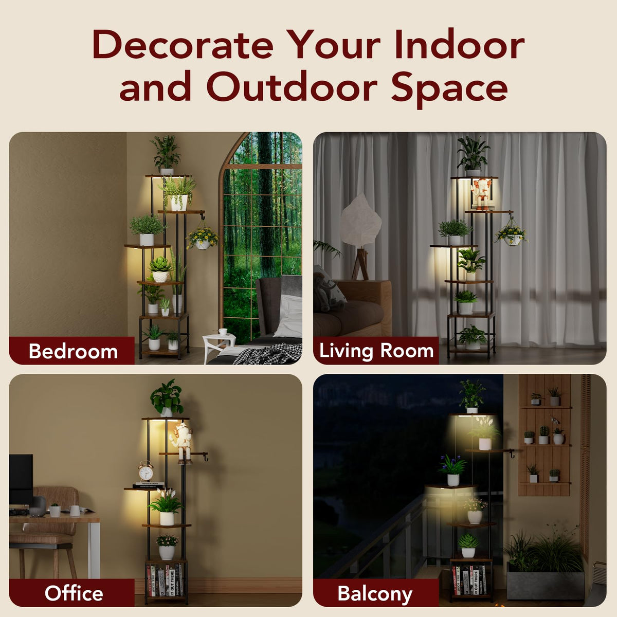 Homsorout indoor-outdoor versatility for gardens, living rooms, patios