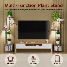 Homsorout waterproof walnut shelves resist wear for year-round display