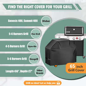 Removable storage bag included with the HomWanna grill cover for easy storage.