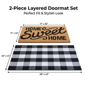 Homydecor buffalo plaid cotton rug adds farmhouse charm and outdoor durability