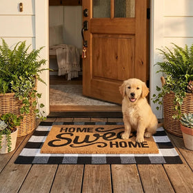 Homydecor front porch decor frames the doorway with cozy style
