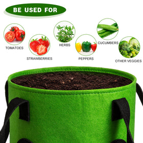 Homyhoo side-opening planter bag enables herbs and small crops to thrive