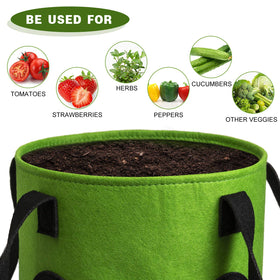Homyhoo upside-down design helps deter deer from plants.