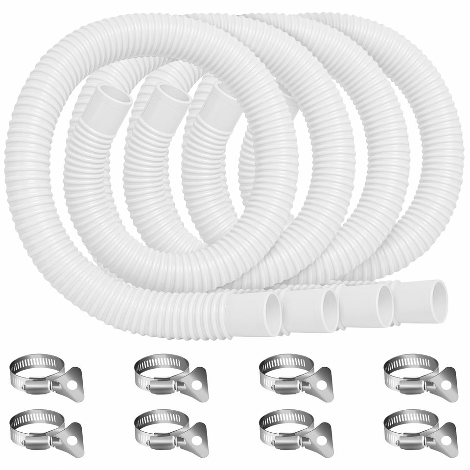 Homyplaza pool hose four-pack for above-ground pools, ready for quick replacements