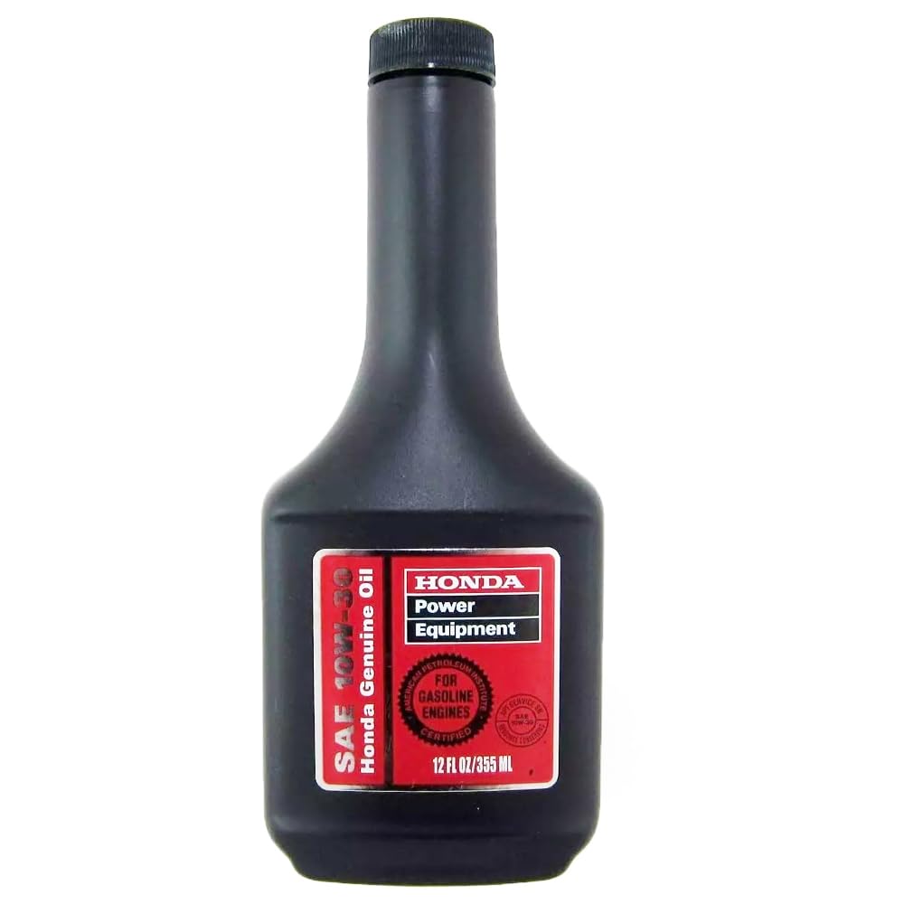 Honda 08213-10W30 oil bottle for proper engine lubrication
