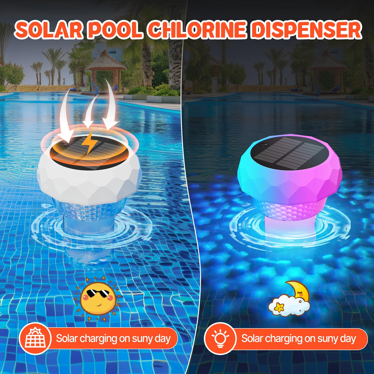 Honeasort pool lights remote control allow easy mode changes from poolside