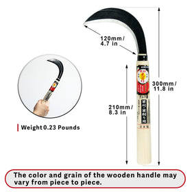 HONEN garden sickle durable for light weeding and quick yard cleanup.