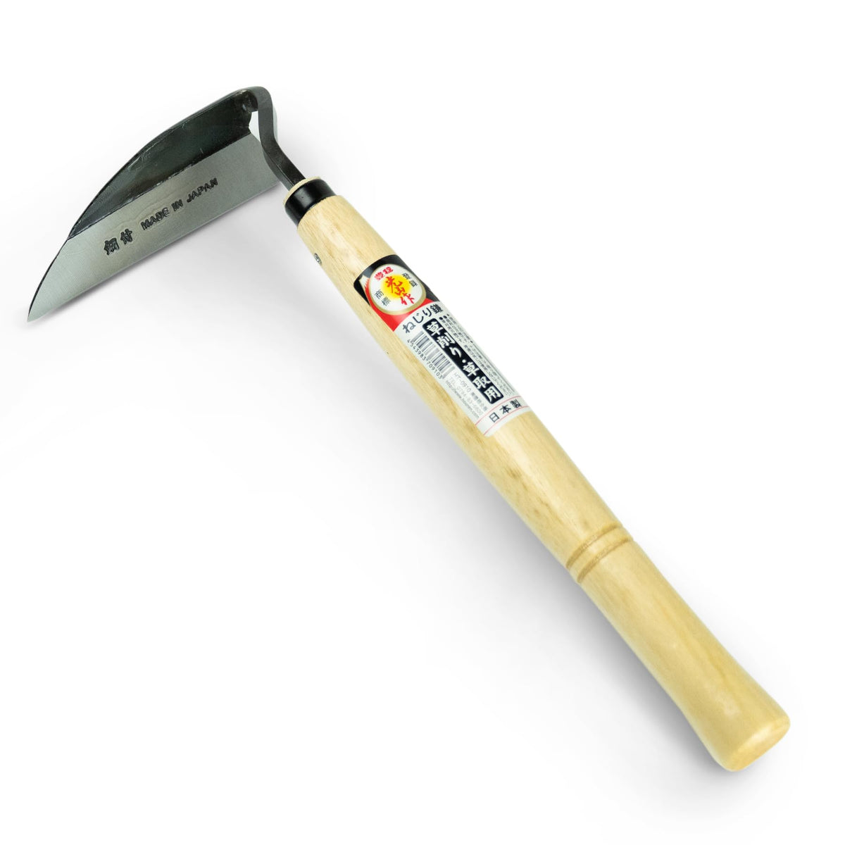 HONEN Japanese weeding sickle scrapes surface weeds in garden beds