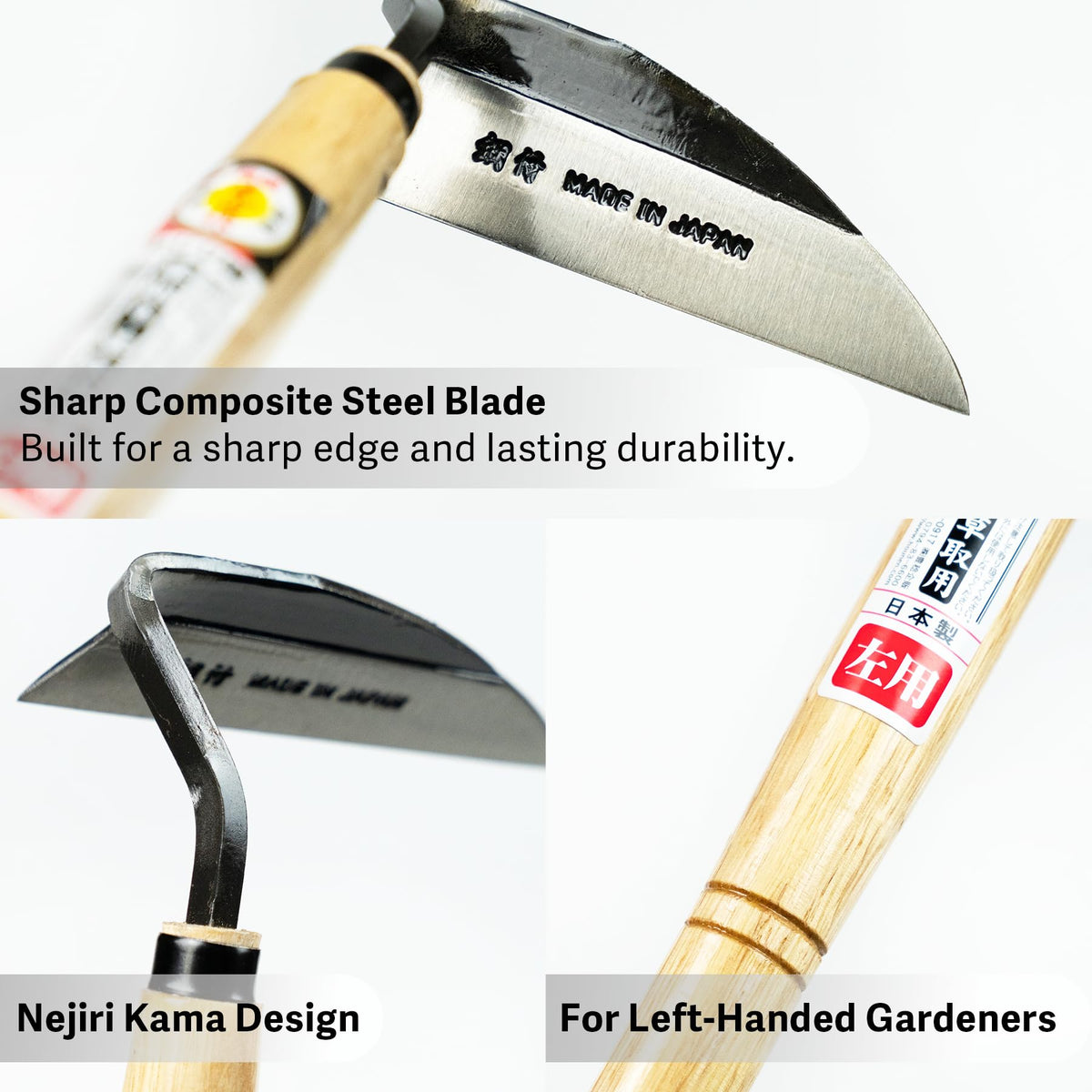 Honen Made in Japan mark on blade demonstrates craftsmanship