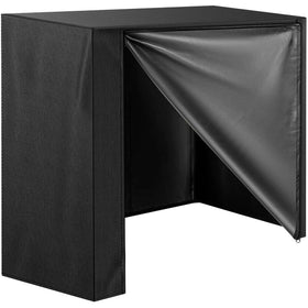 HONEST OUTFITTERS 4ft firewood rack cover on rack protects wood from rain and dust.