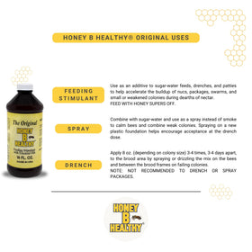 Honey B Healthy applied on foundation encourages bees to draw out wax