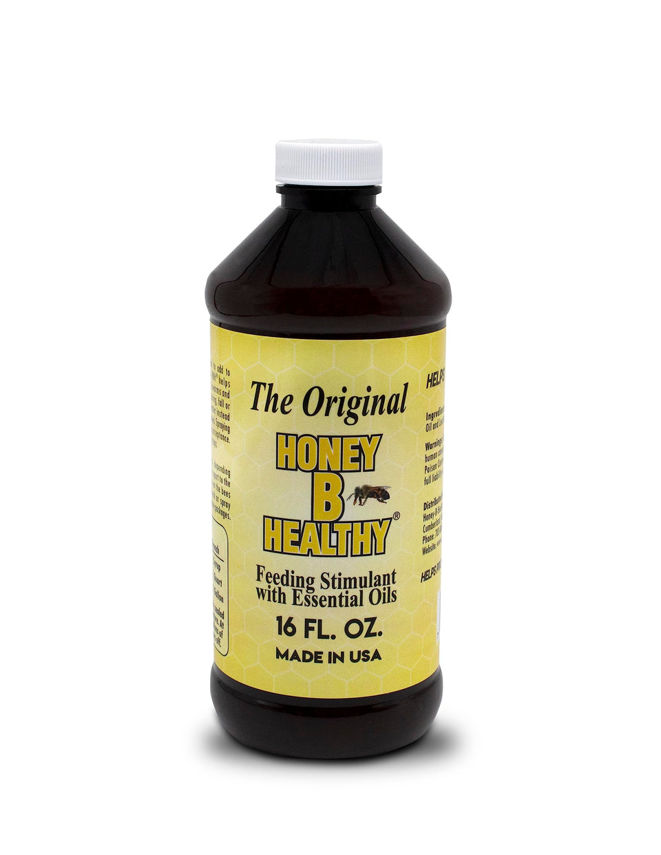 Honey B Healthy original 16oz bottle for hive feeding stimulant and essential oil blend