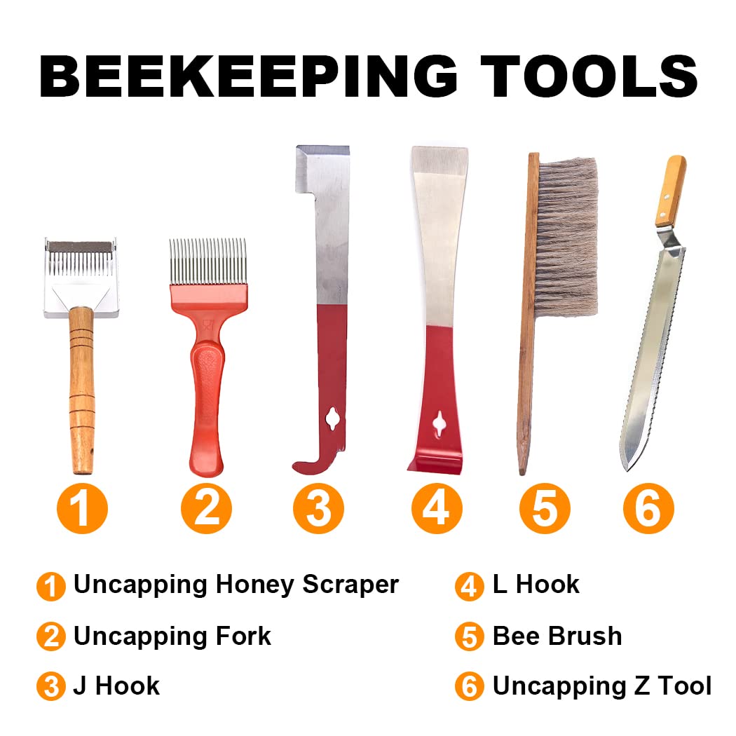 Honey Lake Leather Beekeeping Gloves provide reliable hand protection during hive work