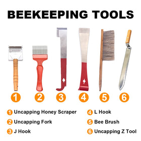 Honey Lake Leather Beekeeping Gloves provide reliable hand protection during hive work