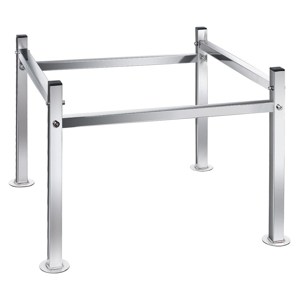 Honey Lake Metal Bee Hive Stand with round base for stable positioning on uneven ground.