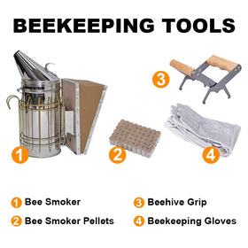 Honey Lake Uncapping Tools Set enables precise frame work for efficient honey extraction