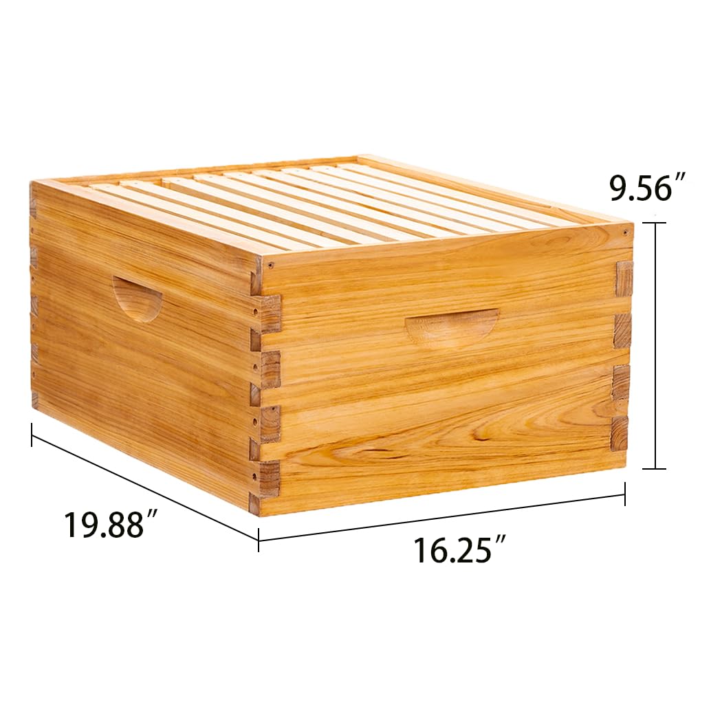 Honey Lake cedar beehive panel pre-drilled for quick assembly