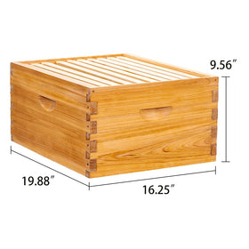 Honey Lake cedar beehive panel pre-drilled for quick assembly
