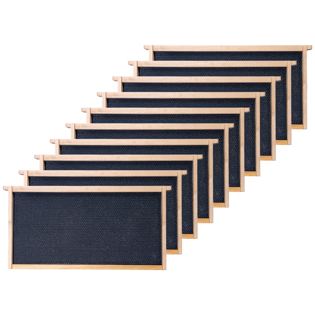 Honey Lake deep wood frame assembly for durable hive setup