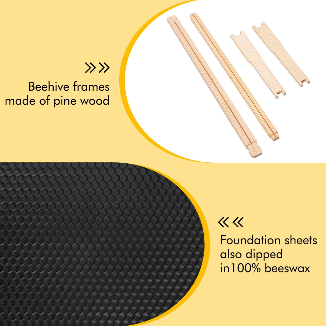 Honey Lake frames package unassembled, easy to assemble with included nails