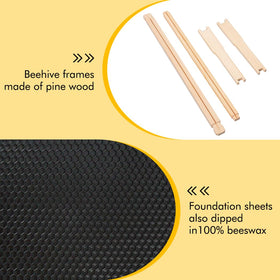 Honey Lake frames package unassembled, easy to assemble with included nails