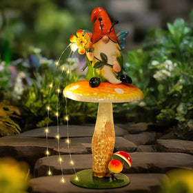 HONGLAND front porch decor beside doors invites visitors with whimsy.