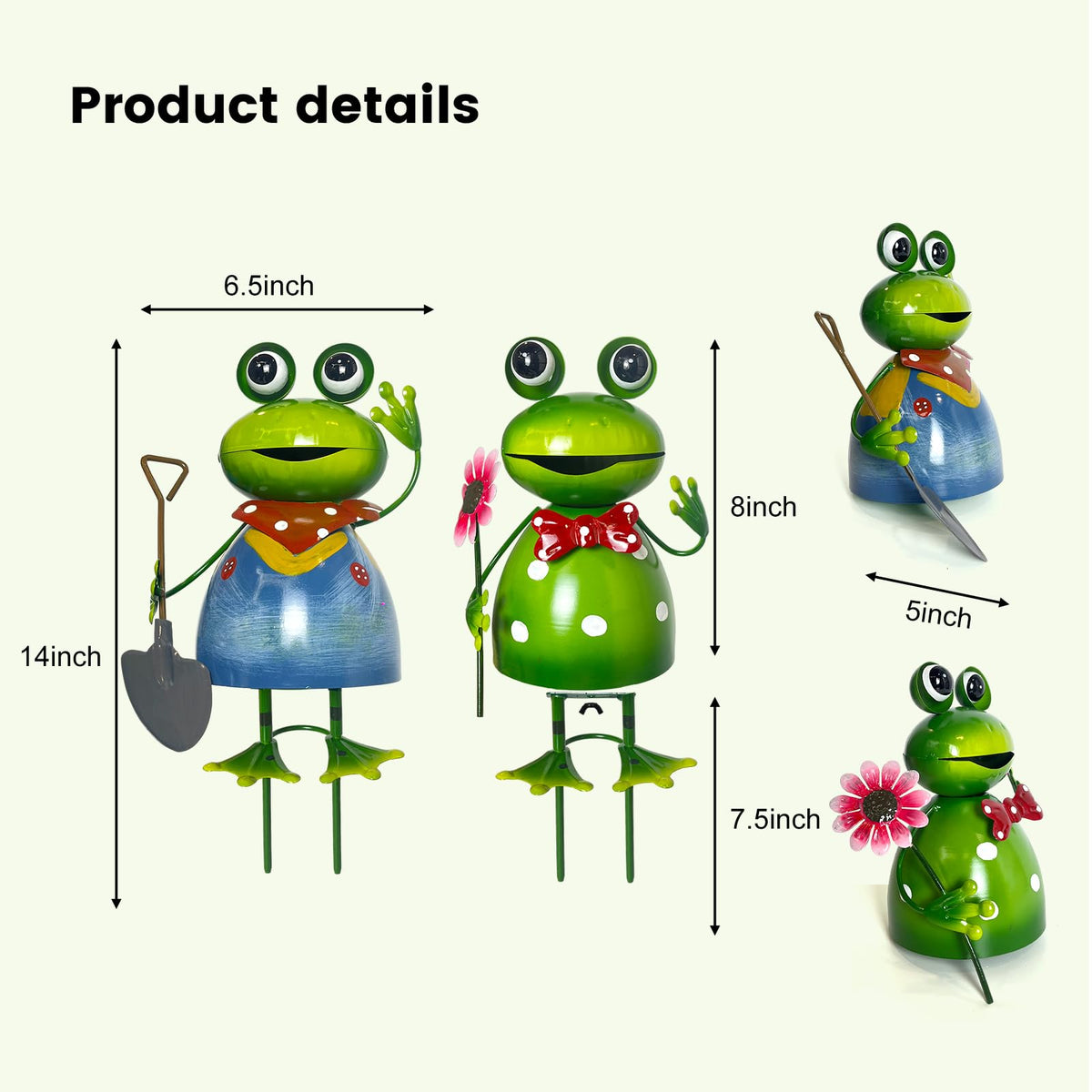 HONGLAND gift-ready frog decor for garden lovers and moms.