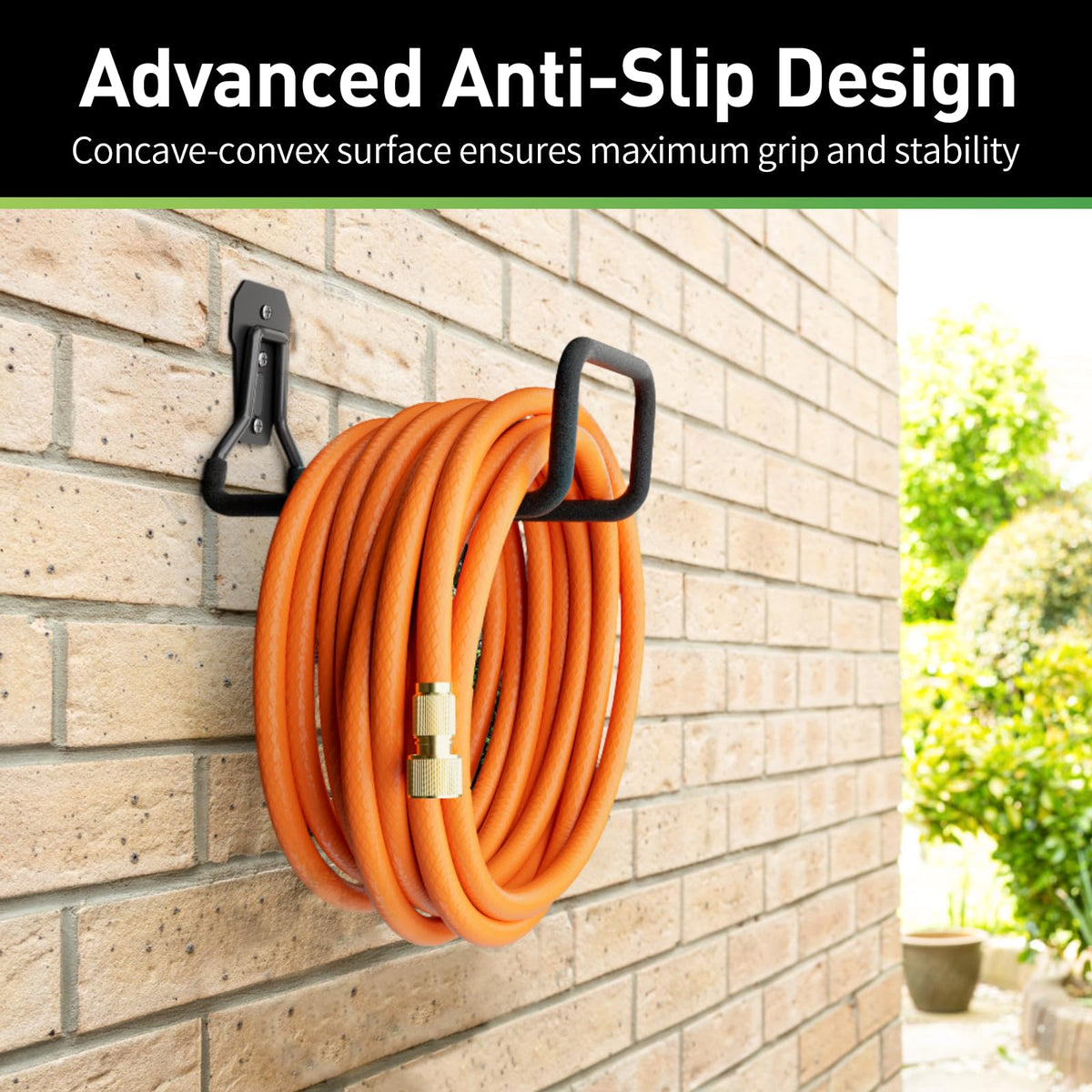Hongmai versatile organizer for hoses, irrigation lines, and extension cords.