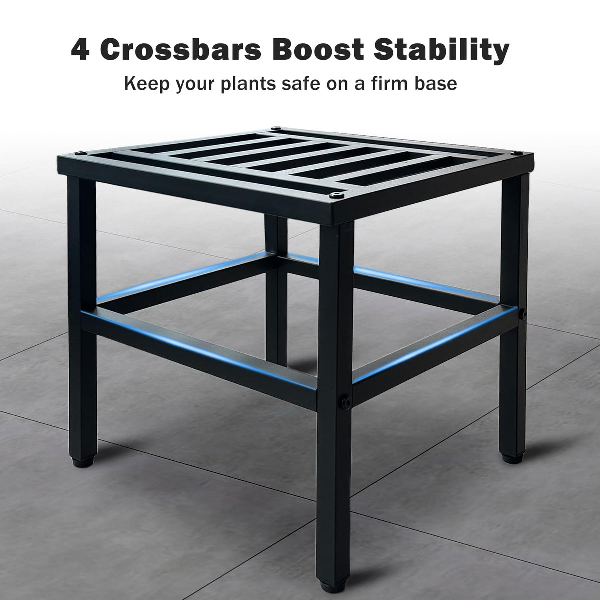 Hongsane 2-pack plant stands for large pots in living spaces