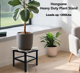 Hongsane heavy-duty stand, side view, shows solid construction and stability