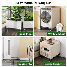 Hongsane outdoor-ready plant roller stands up to weather year-round.