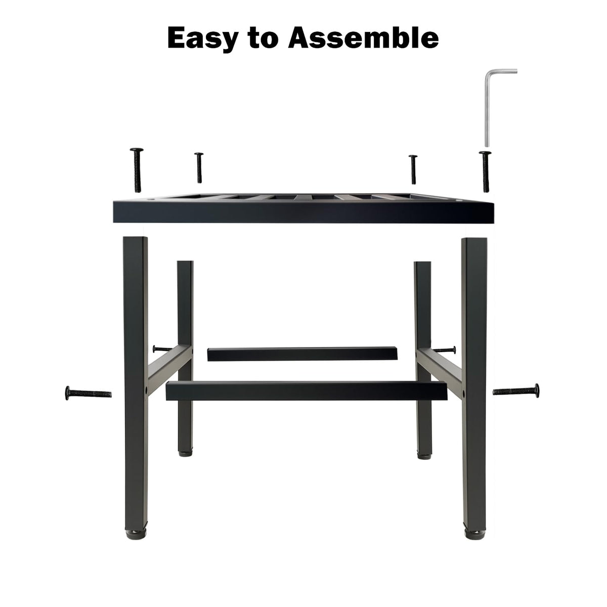 Hongsane rust-proof stand on patio ready for year-round use