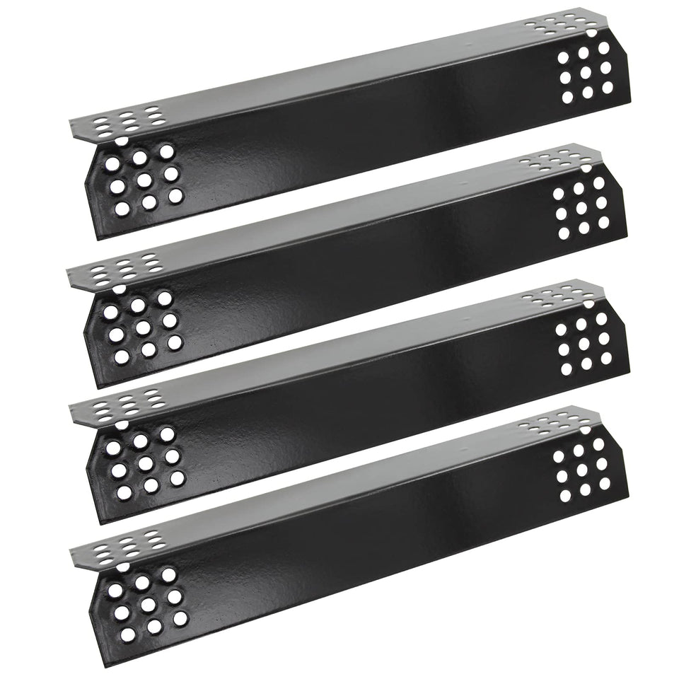 Hongso 14-9-16 grill heat plates pack on Nexgrill, front view, even heat distribution