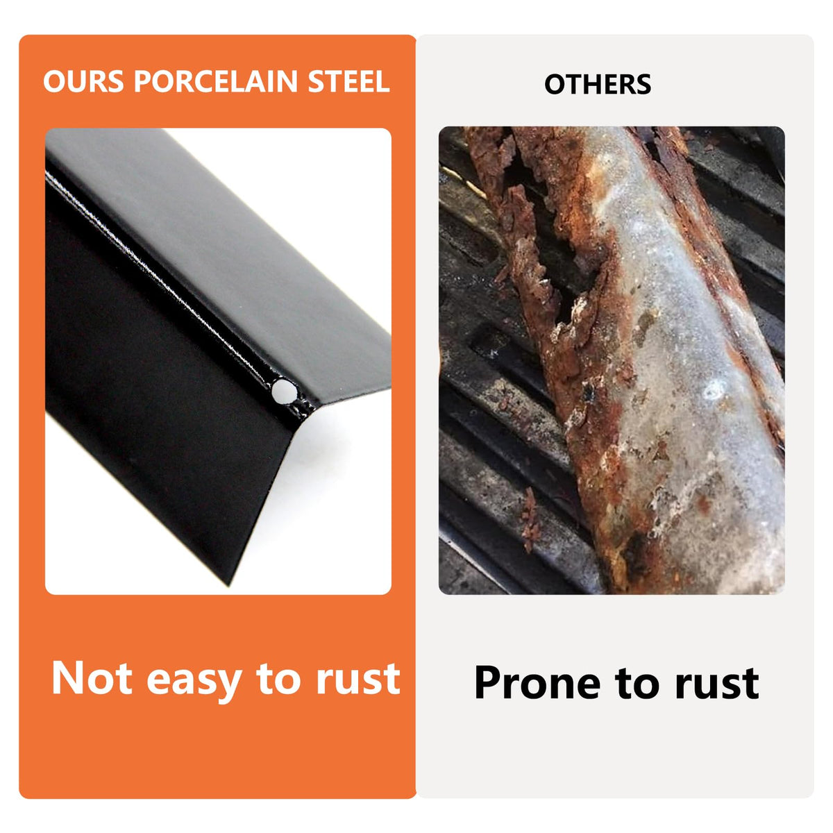 Drippings catch and sizzle as Hongso bars deliver smoky aroma during grilling.