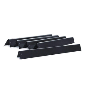 Hongso 7536 flavorizer bars installed on a Weber-style grill for even heat and smoke flavor.