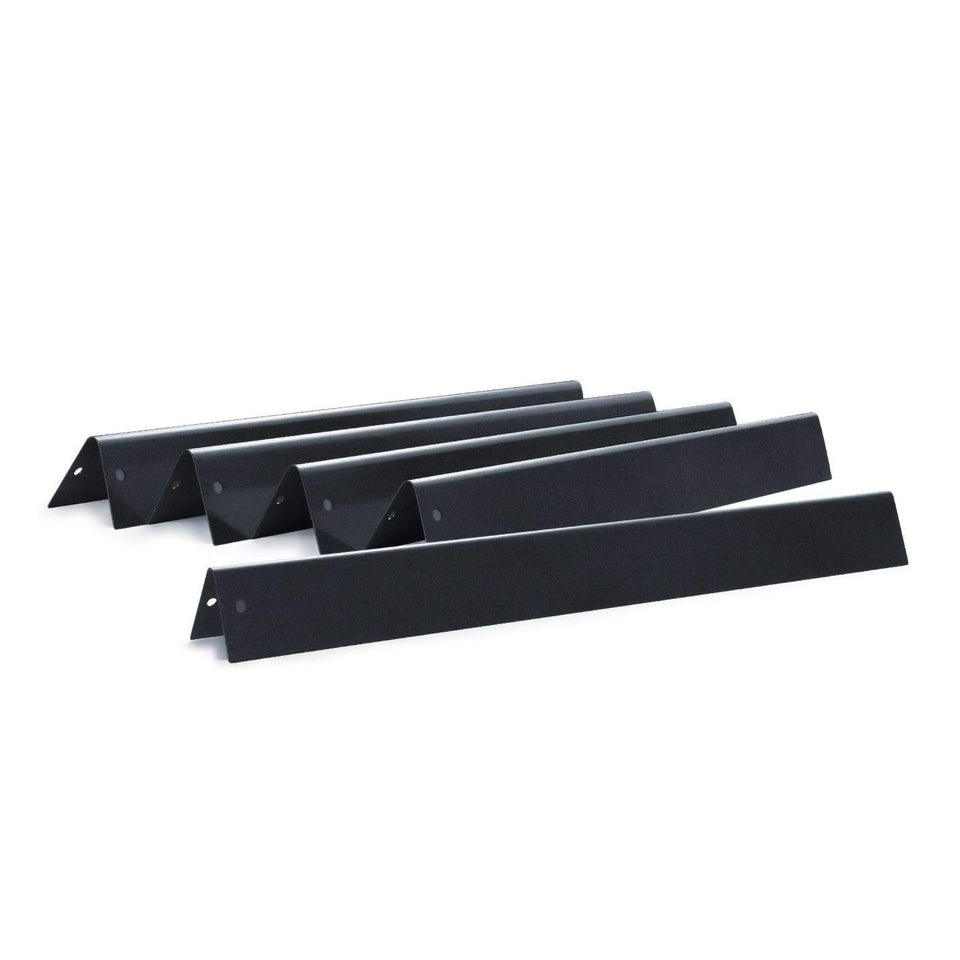 Hongso 7536 flavorizer bars installed on a Weber-style grill for even heat and smoke flavor.
