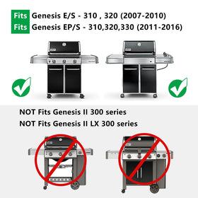 Hongso cast iron grates for Genesis EP330 provide durable heat retention for flavorful searing