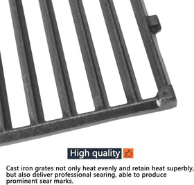 Hongso Crill Grates cast iron texture close-up — durable cooking surface for steady sear