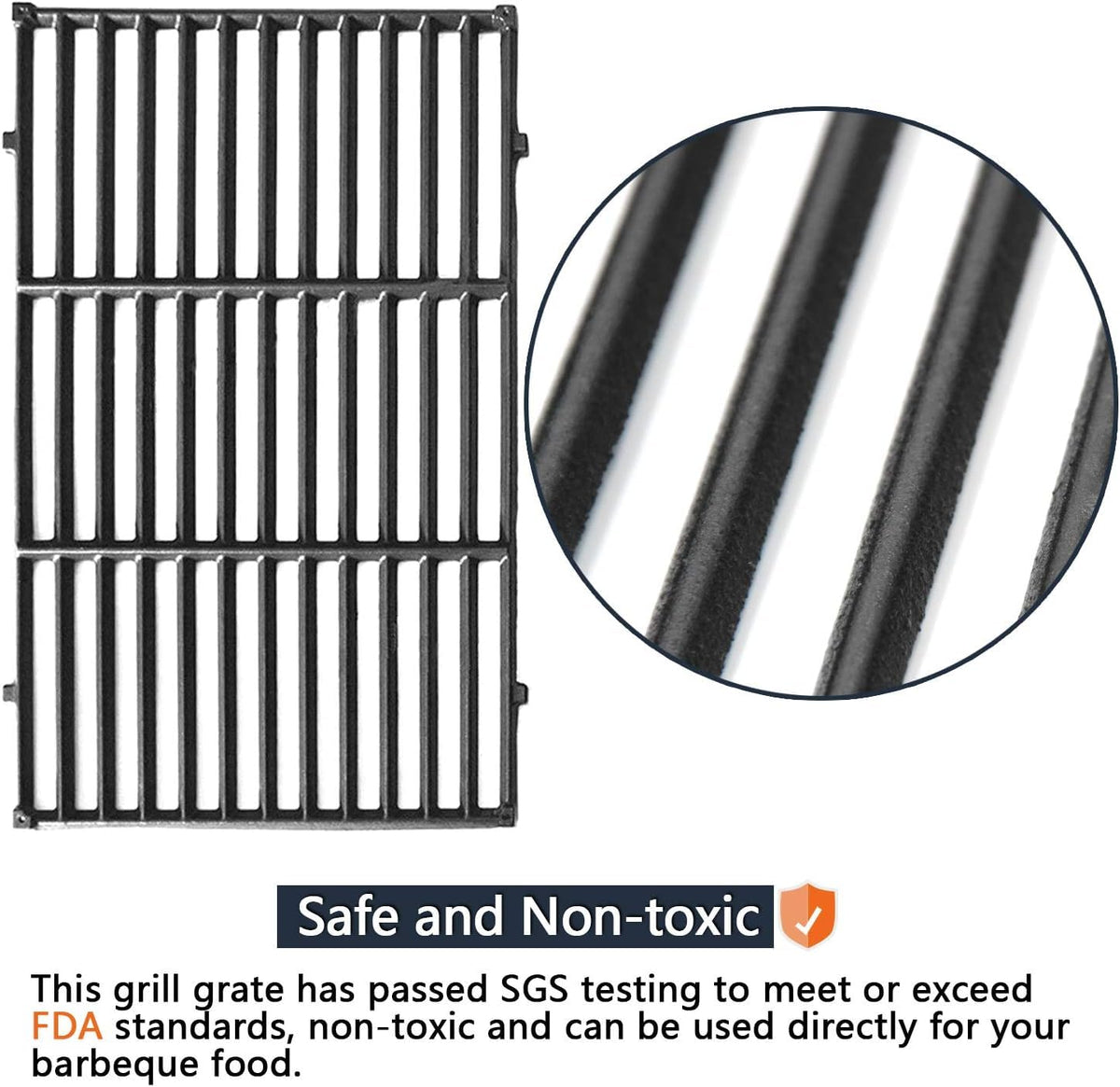 Hongso Crill Grates installation image — easy replacement process saves setup time
