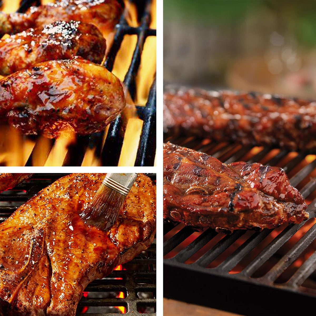 Hongso Crill Grates in action — searing marks and juices locked in
