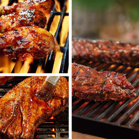 Hongso Crill Grates in action — searing marks and juices locked in