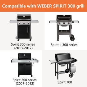 Hongso Crill Grates for Spirit E310 — top view highlights even heat distribution