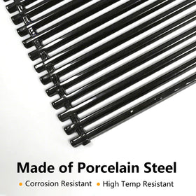 Hongso porcelain-steel surface after grilling emphasizing cleanup ease
