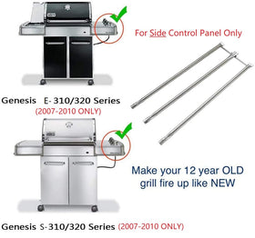 Hongso flavorizer bars 24.5 inch, stainless steel, distribute heat for better searing